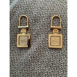 EL AL Airlines Gold Toned Key chains Set Of 2